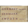 Carte d'évasion en soie, RAF & USAAF, Scandinavie