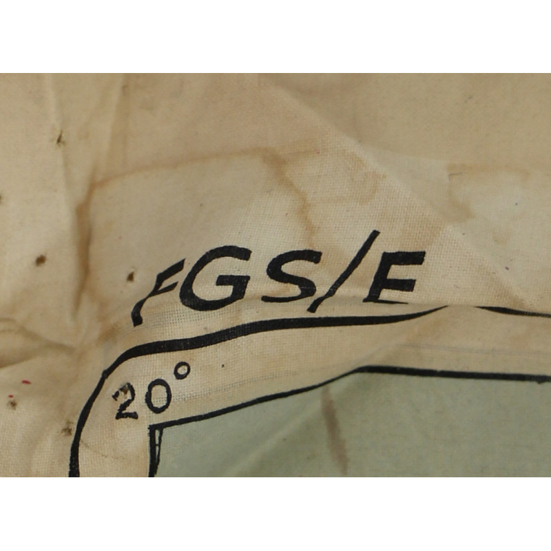 Map, Silk, Escape, RAF & USAAF, Scandinavia