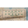 Map, Silk, Escape, RAF & USAAF, Scandinavia