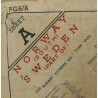 Map, Silk, Escape, RAF & USAAF, Scandinavia
