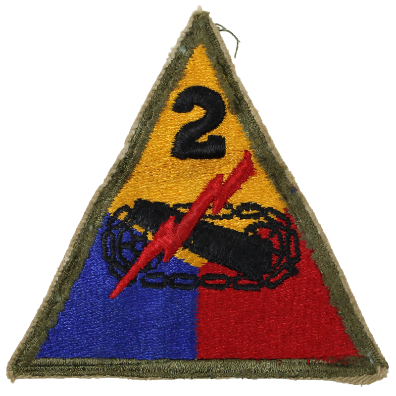 Insigne, 2nd Armored Division, Omaha Beach, Carentan, Ardennes