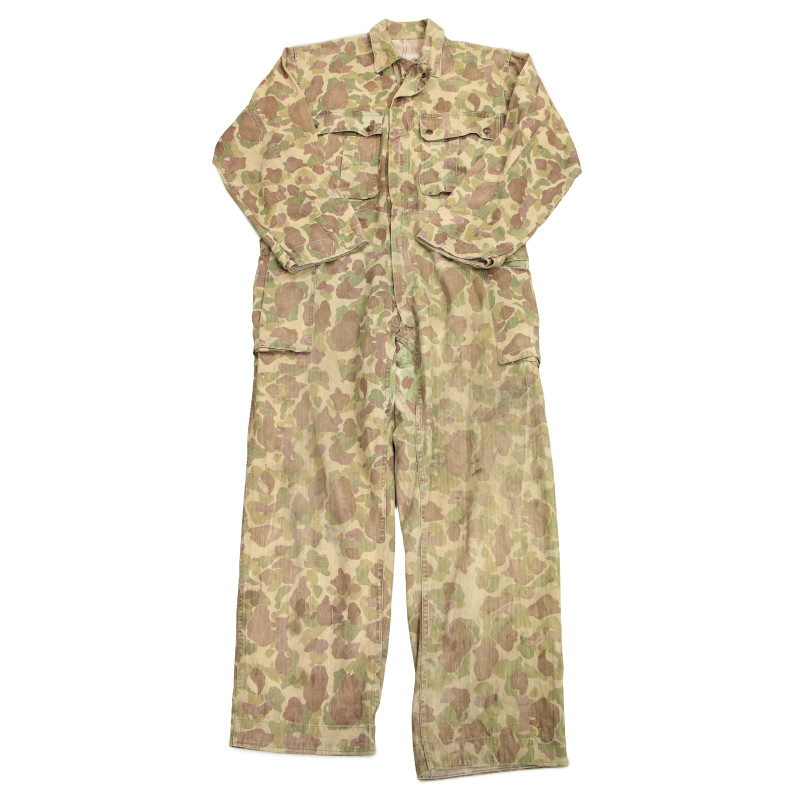 Coverall, HBT (Herringbone Twill), Camouflage, US Army & USMC