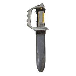 Couteau de combat, MK 2, KA-BAR, OLEAN, N.Y., USMC, modifié, avec fourreau, USN