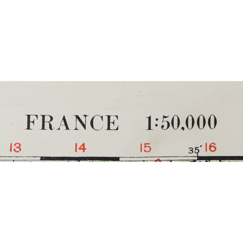 Carte alliée, LA HAYE DU PUITS, Sheet 6E/5, 1943