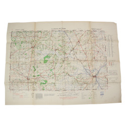 Carte alliée, LA HAYE DU PUITS, Sheet 6E/5, 1943