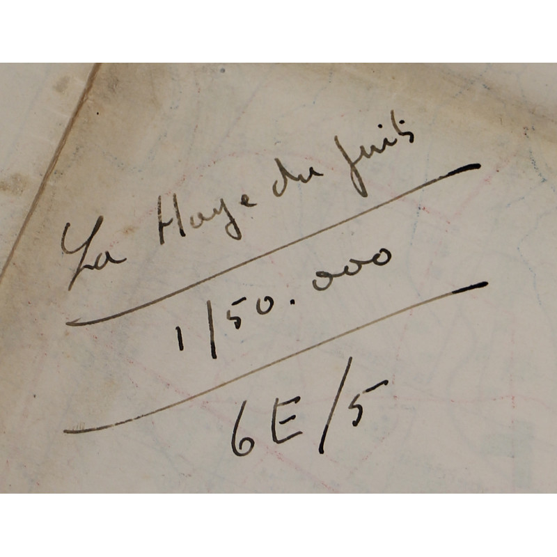 Carte alliée, LA HAYE DU PUITS, Sheet 6E/5, 1943