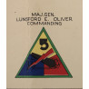 Carte, ADVANCE OF THE 5TH ARMORED VICTORY DIVISION - RHINE RIVER TO THE ELBE, 1945