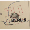 Carte, ADVANCE OF THE 5TH ARMORED VICTORY DIVISION - RHINE RIVER TO THE ELBE, 1945