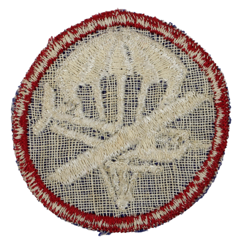 Insigne de calot, Airborne, troupe, twill