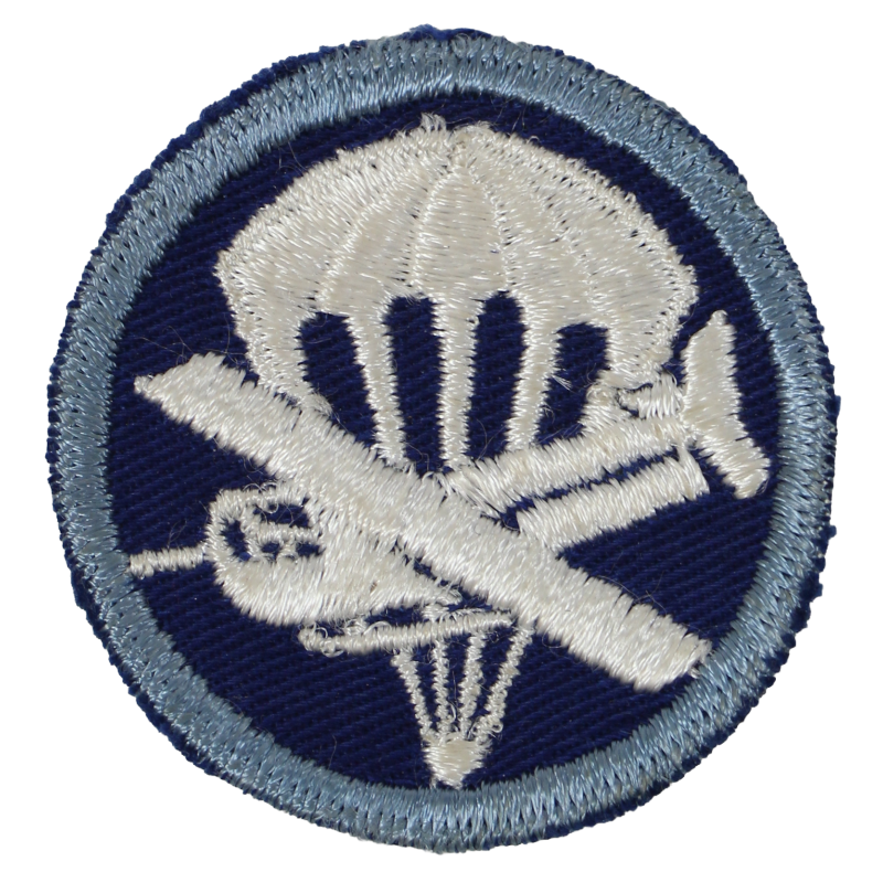 Insigne de calot, Airborne, troupe, twill