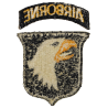 Insigne, 101st Airborne Division, Type 5, langue blanche