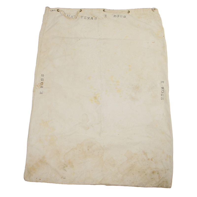 Sac à linge sale, US Navy, USS Texas, nominatif