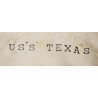 Sac à linge sale, US Navy, USS Texas, nominatif