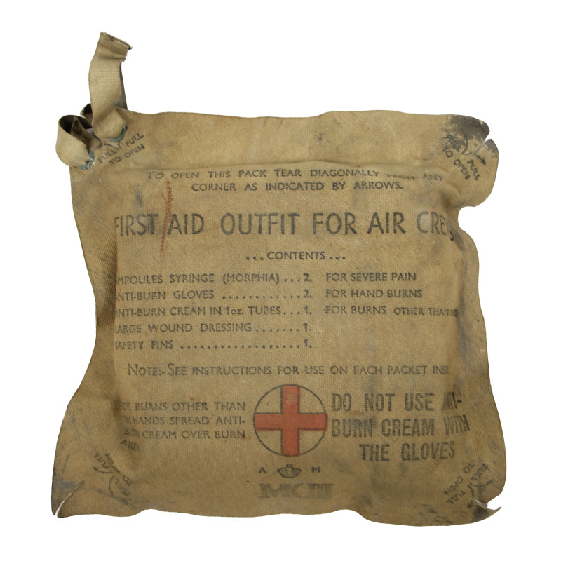 First Aid Outfit for Air Crew, Mk III, Air Ministry, intact