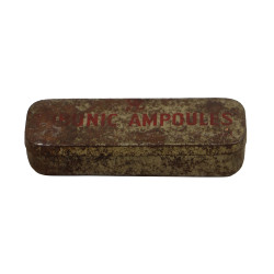 Boîte de syrettes de morphine britannique, A♔M, Tubunic Ampoules