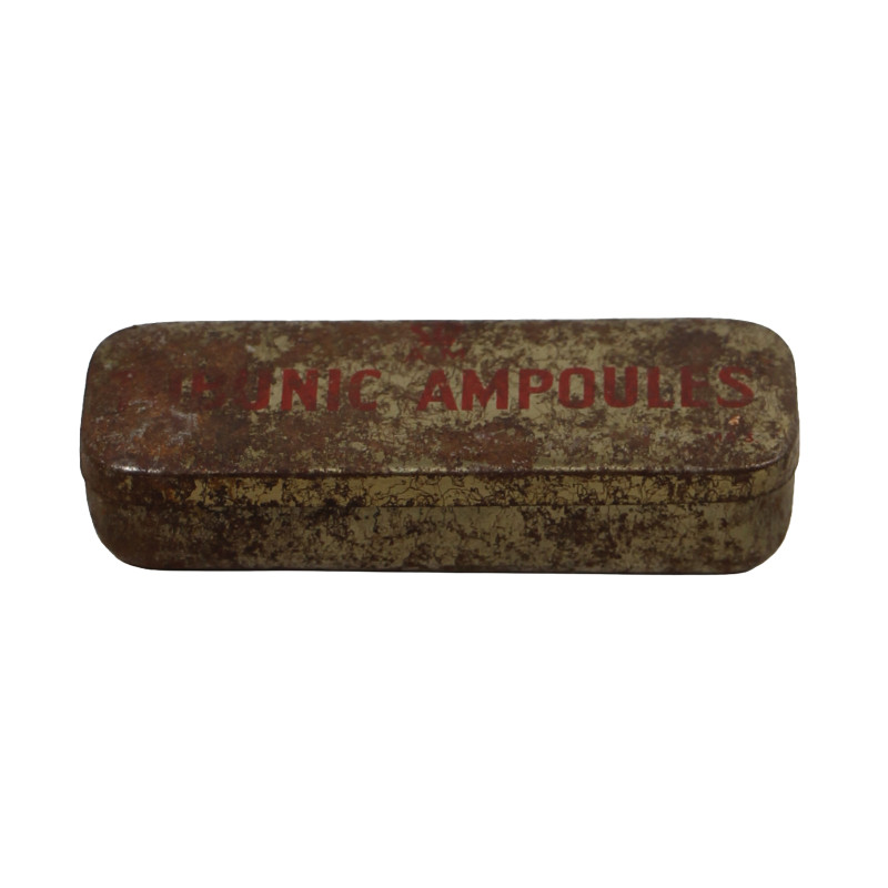 Boîte de syrettes de morphine britannique, A♔M, Tubunic Ampoules