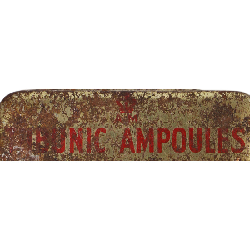 Tin, Morphine Syrettes, British, A♔M, Tubunic Ampoules