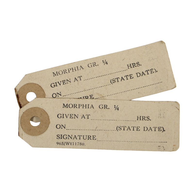 Tin, Morphine Syrettes, British, A♔M, Tubunic Ampoules