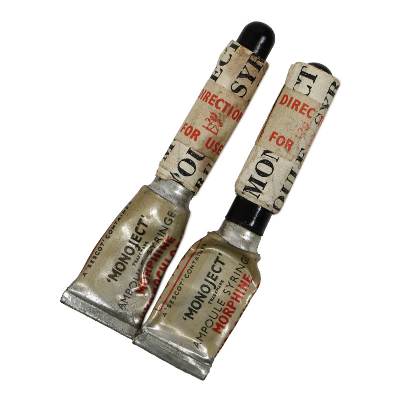 Tin, Morphine Syrettes, British, A♔M, Tubunic Ampoules