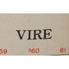 Carte britannique, VIRE, Normandie, 1943, 29th Infantry Division