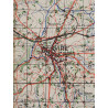 Carte britannique, VIRE, Normandie, 1943, 29th Infantry Division