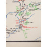 Carte, THE TREK OF THE 5TH ARMORED, 1945