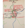 Map, THE TREK OF THE 5TH ARMORED, 1945