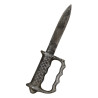 Knife, Knuckle, Made in New Zealand, with Scabbard, Leather