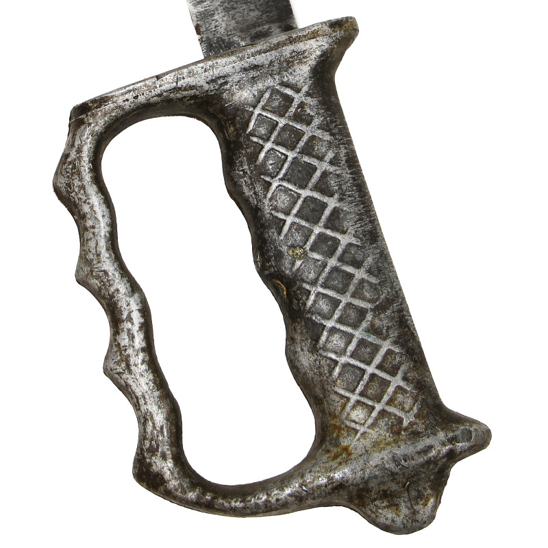 Knife, Knuckle, Made in New Zealand, with Scabbard, Leather