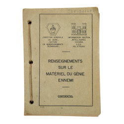 Manuel, Renseignements sur le matériel du génie ennemi