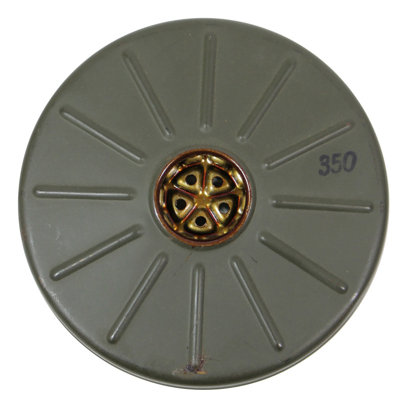 Cartouche filtrante FE 41, pour masque à gaz allemand, dans sa housse