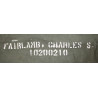 Sac paquetage (Duffle Bag), TWEEDIES 1944, S/Sgt. Charles Fairlamb, Hq. Co., 551st Parachute Infantry Battalion