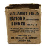 Box, Half, Ration K, Dinner, Menu 2, La Haye-du-Puits