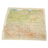 Cartes d'évasion en soie, C/D et E/F, 1943, avec pochette MAPS ONLY