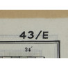 Cartes d'évasion en soie, C/D et E/F, 1943, avec pochette MAPS ONLY