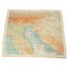 Cartes d'évasion en soie, C/D et E/F, 1943, avec pochette MAPS ONLY