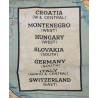 Maps, Silk, Escape, C/D & E/F, 1943, with Pouch, MAPS ONLY