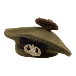Tam O'Shanter, BUFFALO CAP & NECKWEAR LTD. 1940, taille 55, Queen's Own Cameron Highlanders of Canada