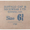 Tam O'Shanter, BUFFALO CAP & NECKWEAR LTD. 1940, taille 55, Queen's Own Cameron Highlanders of Canada