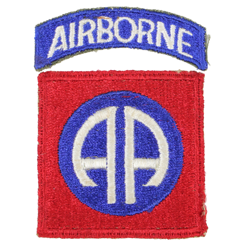 Insigne, 82nd Airborne Division, dos vert, 1943