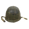 Casque M1, pattes mobiles, Schlueter, liner SEAMAN PAPER CO., filet à larges mailles