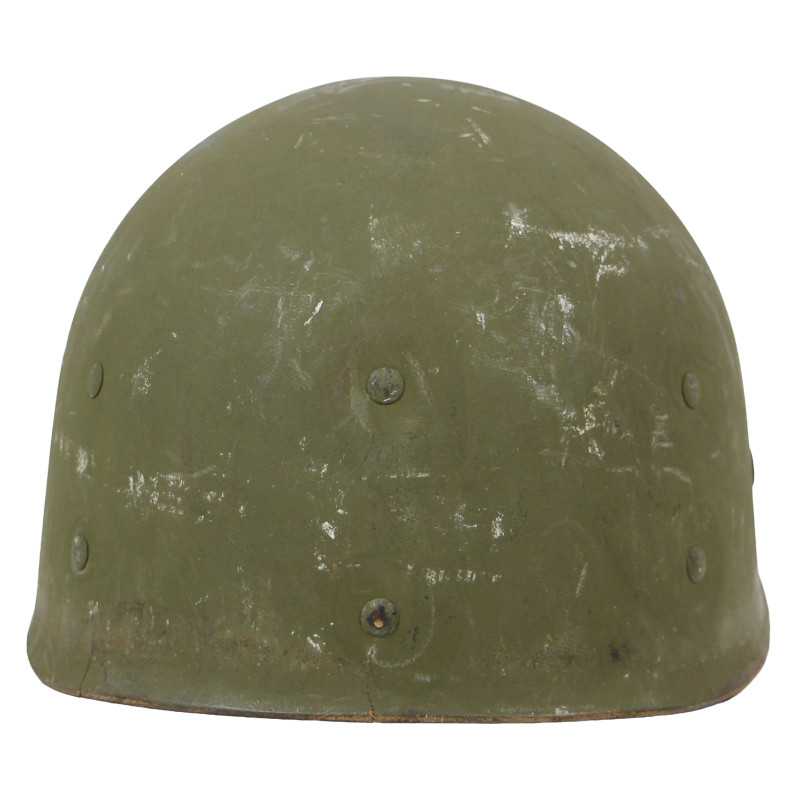 Casque M1, pattes mobiles, Schlueter, liner SEAMAN PAPER CO., filet à larges mailles