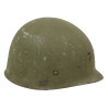 Casque M1, pattes mobiles, Schlueter, liner SEAMAN PAPER CO., filet à larges mailles
