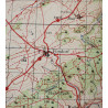 Map, Allied, ADENAU, Germany, 1945, 4th ID