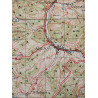 Carte alliée, ADENAU, Allemagne, 1945, 4th ID