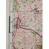 Map, Allied, ADENAU, Germany, 1945, 4th ID