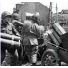 Containers, obusier de 155 mm, avec couvercles "trèfle", 1943, Normandie