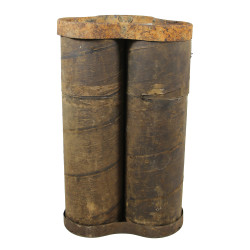 Containers, obusier de 155 mm, avec couvercles "trèfle", 1943, Normandie