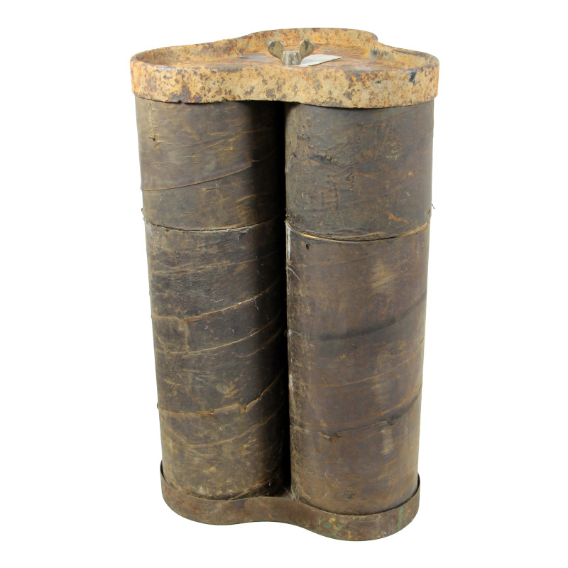 Containers, obusier de 155 mm, avec couvercles "trèfle", 1943, Normandie