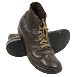 Brodequins de combat, US Army, Type II, cuir lisse, pointure 9 ½ C & 10 D
